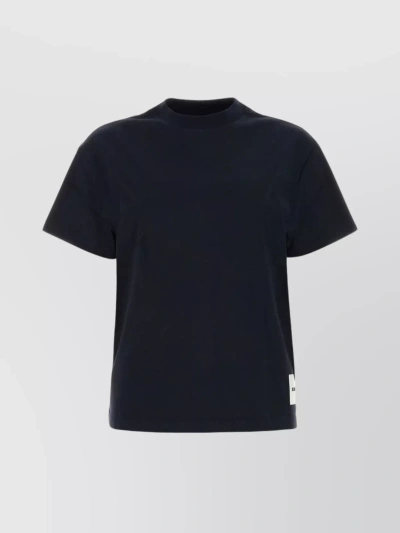 Jil Sander 3-pack Logo Organic Cotton T-shirt In Blue
