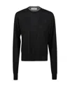 Jil Sander Cashmere And Silk Blend Sweater In Black