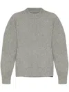 Jil Sander Ribbed Mock Neck Knitwear With Relaxed Fit