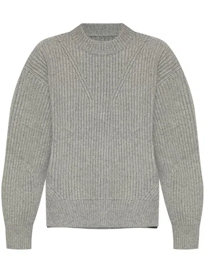 JIL SANDER RIBBED CREW NECK SWEATER
