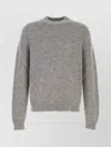 Jil Sander Melange Grey Alpaca Blend Sweater