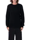Jil Sander Wool-blend Pullover Sweater For Men In Black