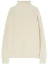 Jil Sander Roll-neck Ribbed-knit Cotton Jumper In Neutrals