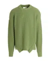 Jil Sander Green Sweater In Green