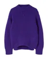 Jil Sander Ribbed-knit Wool Jumper In Blue