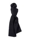 Jil Sander Knitted Scarf In Blue