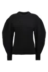 Jil Sander Ribbed Sweater Sweaters And Cardigans Black In Black