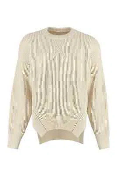 Pre-owned Jil Sander Ribbed Sweater In White