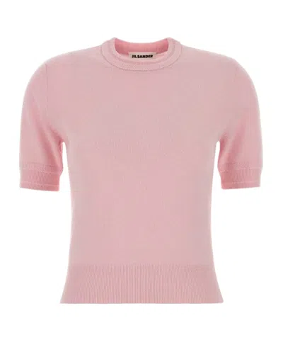 JIL SANDER JIL SANDER RIBBED T-SHIRT