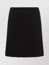 Jil Sander Minigonna In Lana Nera  Donna In Black