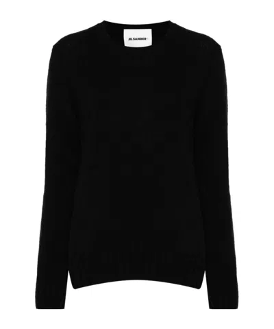 JIL SANDER RIBBED-TRIM SWEATER