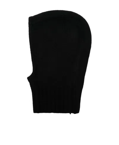 Jil Sander Ribbed-trim Wool Balaclava In Black