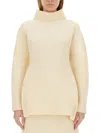 Jil Sander Turtleneck Shirt In Neutrals