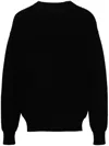Jil Sander Black Cashmere Sweater In Black