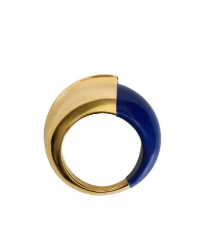Jil Sander Coated Ring In Purple