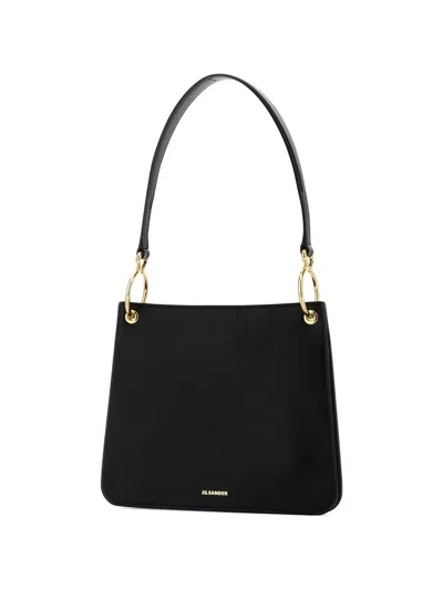 Jil Sander Ring-detail Shoulder Bag In Red