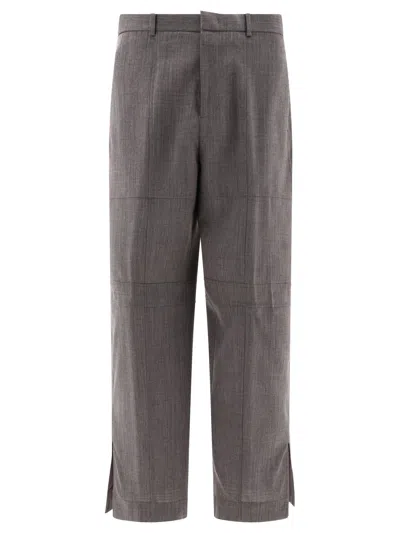 Jil Sander Ripstop Trousers Grey In Gray