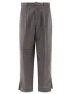 Jil Sander Straight-leg Tailored Trousers In Grey