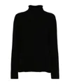 Jil Sander Roll-neck Cashmere Jumper In Black
