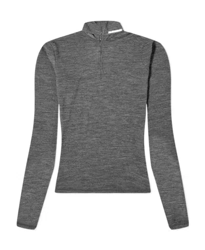 JIL SANDER JIL SANDER ROLL-NECK KNITTED TOP