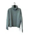 Jil Sander Roll-neck Oversized Jumper In Green