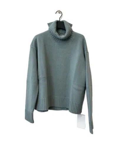 Jil Sander Roll-neck Oversized Jumper In Green