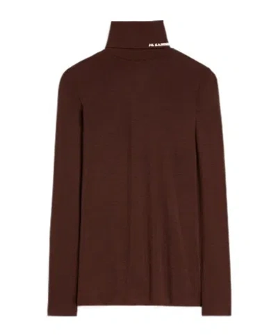JIL SANDER JIL SANDER HIGH-NECK T-SHIRT