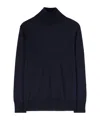 Jil Sander Roll-neck Wool Jumper In Black