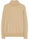 Jil Sander Roll-neck Wool Jumper In Neutrals