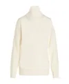 Jil Sander High-neck Sweater In White