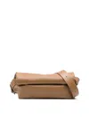 Jil Sander Roll Up Leather Up In Brown