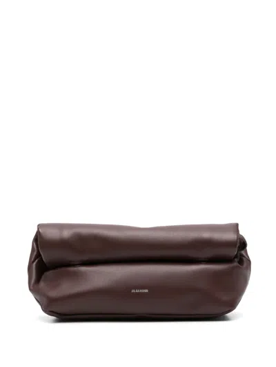 ★Jil Sander★ Small Rollup Crossbag Brown J08WG0044P7218601 Jil Sander Small Rollup Crossbody Bag In Brown | ModeSens