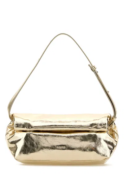 Jil Sander Rollup Crossbody Sm-tu Nd  Female In Gold