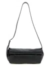 Jil Sander Black Rollup Small Square Belt Bag In Black