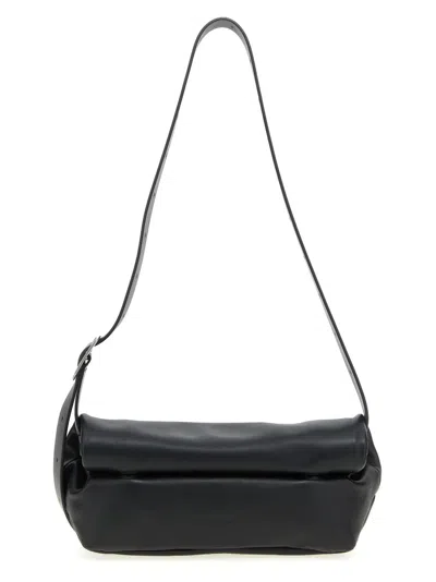 Jil Sander 'rollup' Small Handbag In Black