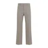 Jil Sander Roof Shadow Grey Virgin Wool Pants