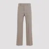 Jil Sander Roof Shadow Grey Virgin Wool Pants In Grey