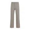 Jil Sander Roof Shadow Grey Virgin Wool Pants In Grey