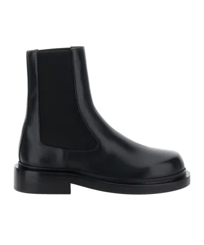 JIL SANDER JIL SANDER ROUND TOE ANKLE BOOTS