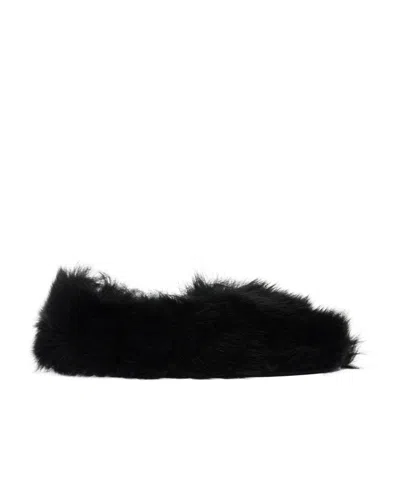 JIL SANDER ROUND-HEAD FLAT SHOES