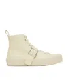 Jil Sander Off-white Buckle Sneakers In Nude