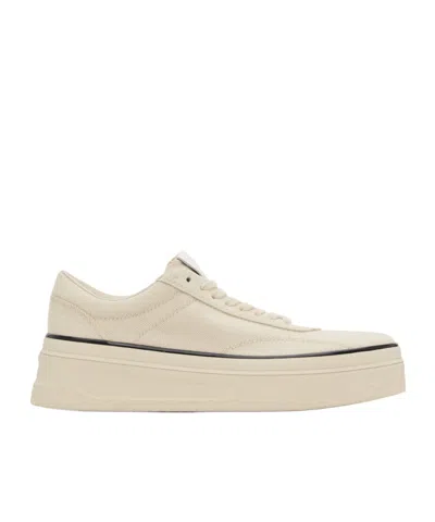 Jil Sander Round Head Low-cut Casual Shoes In Nude