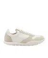 Jil Sander Women White Leather And Suede Moon Sneakers In White