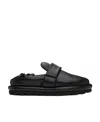 Jil Sander Round-headed Love Shoes In Black
