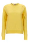 Jil Sander Women Round-neck Sweater In Yellow