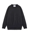Jil Sander Wool Crewneck Sweater In Black