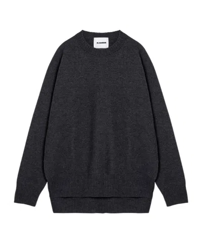 JIL SANDER WOOL CREWNECK JUMPER
