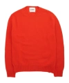 Jil Sander Virgin Wool Crew-neck Sweater In Red