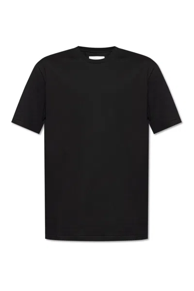 Jil Sander Round Neck T-shirt In Nero