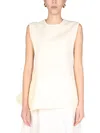 Jil Sander Women's Round Neck Top In Beige